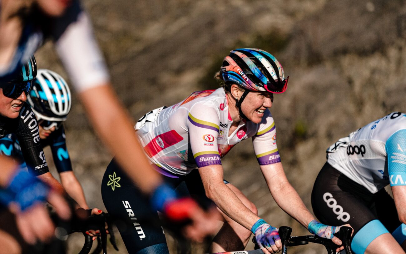 ELISE OH SO CLOSE IN LA VUELTA :WMNCYCLING