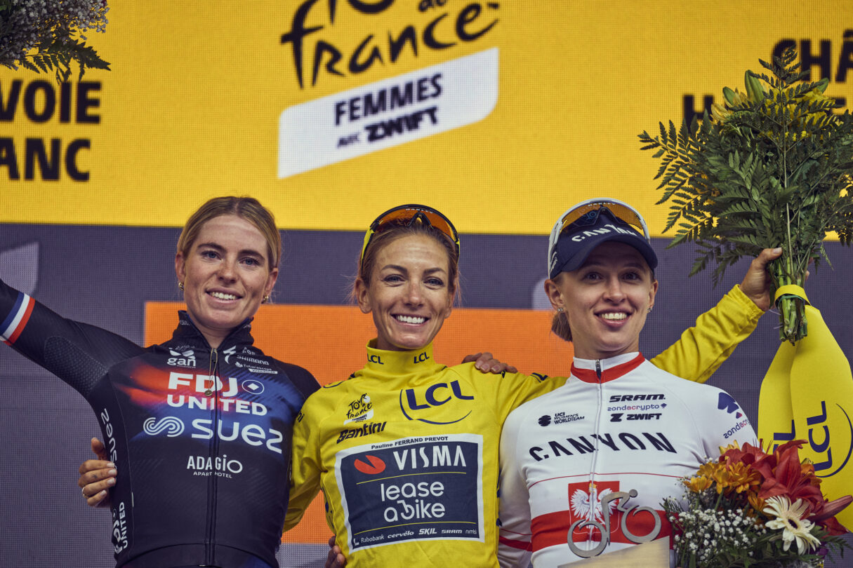KASIA FINISHES 3RD ON FINAL STAGE & GC AT TOUR DE FRANCE FEMMES